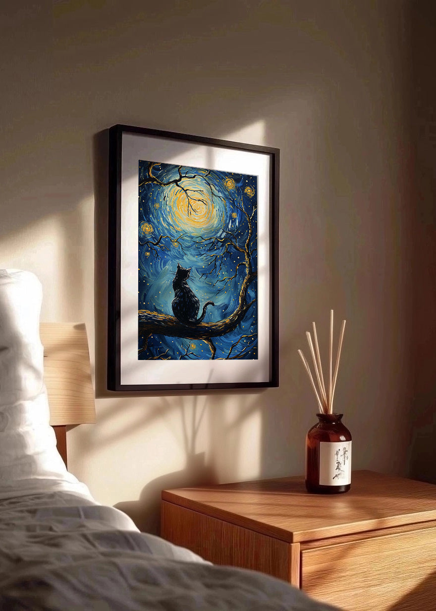 Cuadro El gato de Van Gogh