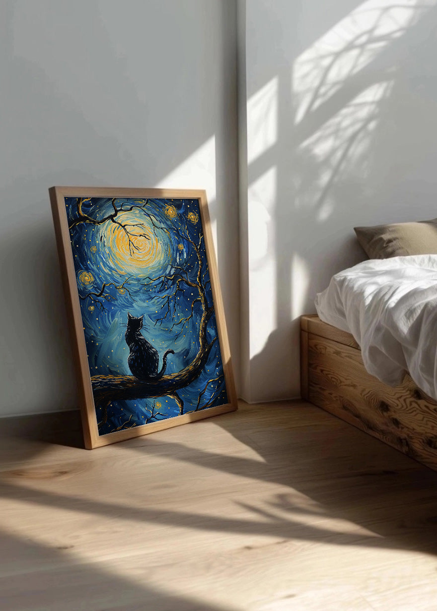 Cuadro El gato de Van Gogh