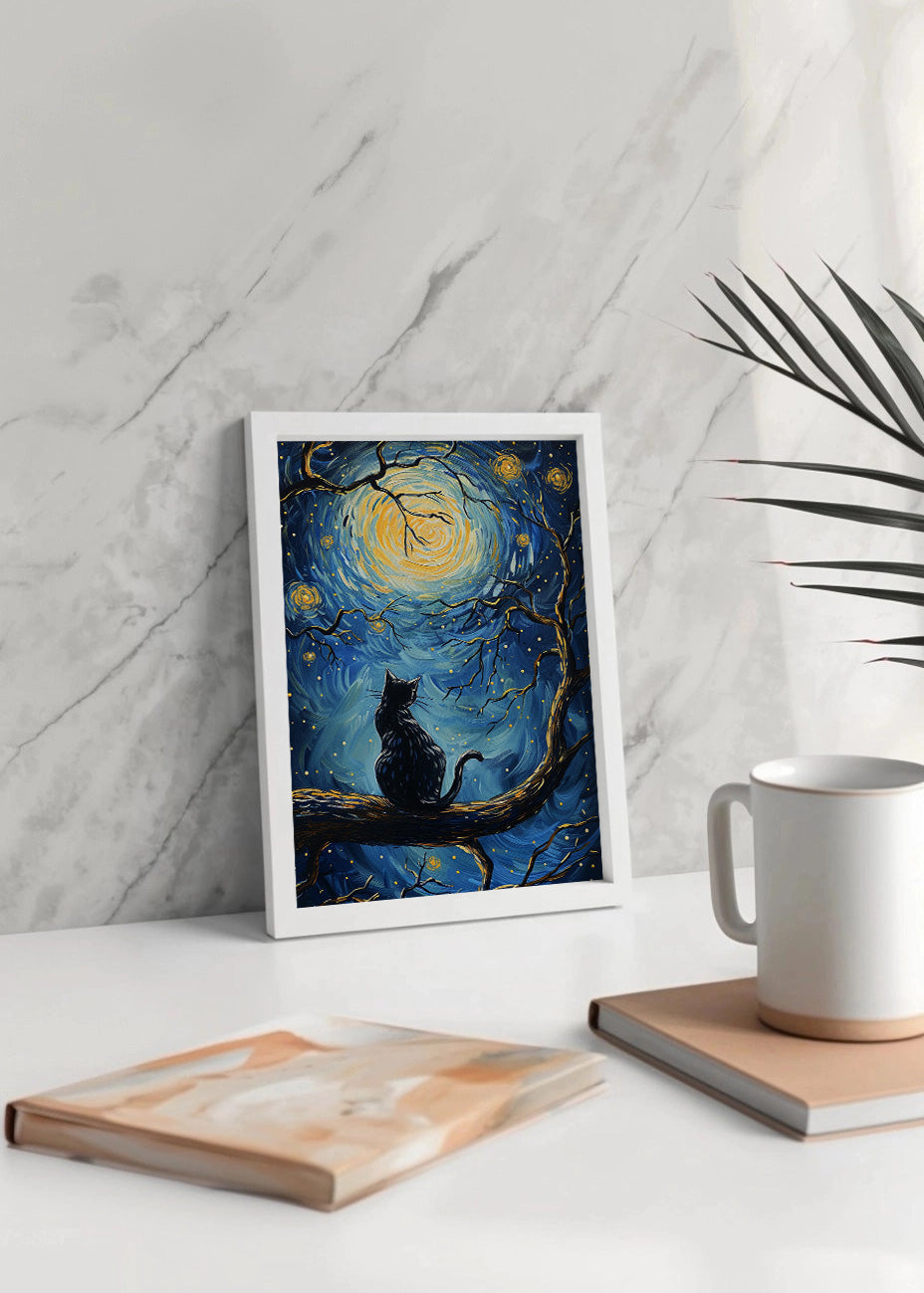 Cuadro El gato de Van Gogh