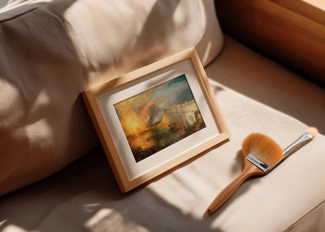 Cuadro El incendio de las Cámaras de los Lores y los Comunes (Turner)