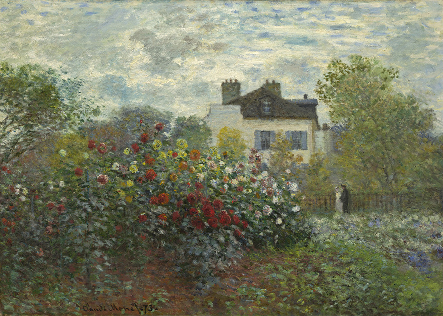 Cuadro El jardín de Monet en Argenteuil (Claude Monet)