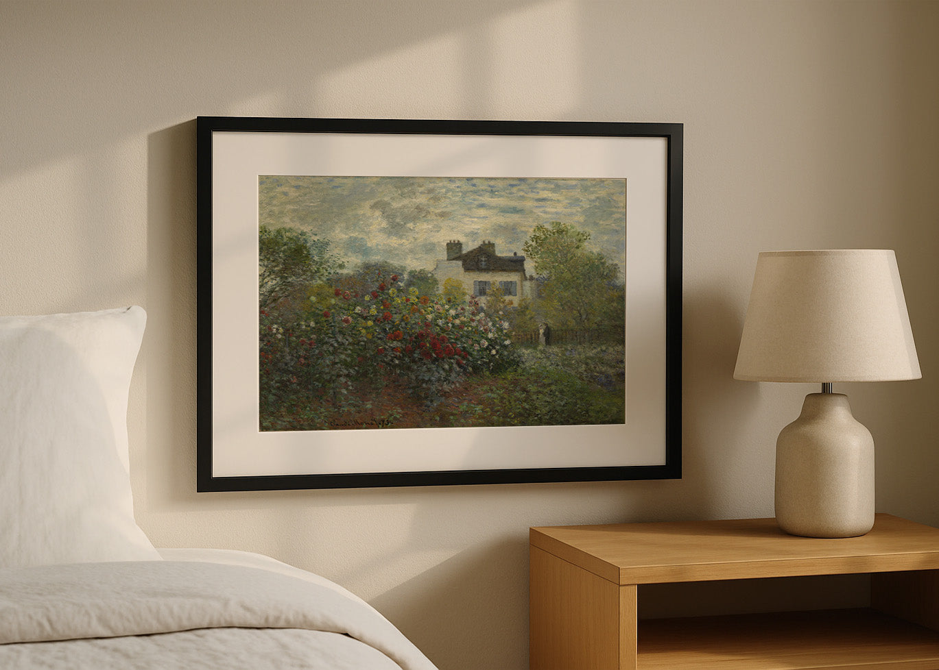 Cuadro El jardín de Monet en Argenteuil (Claude Monet)