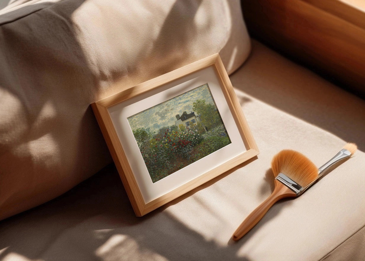 Cuadro El jardín de Monet en Argenteuil (Claude Monet)