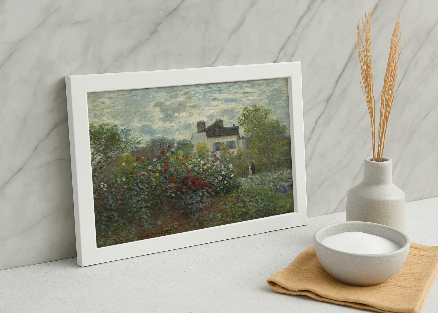 Cuadro El jardín de Monet en Argenteuil (Claude Monet)