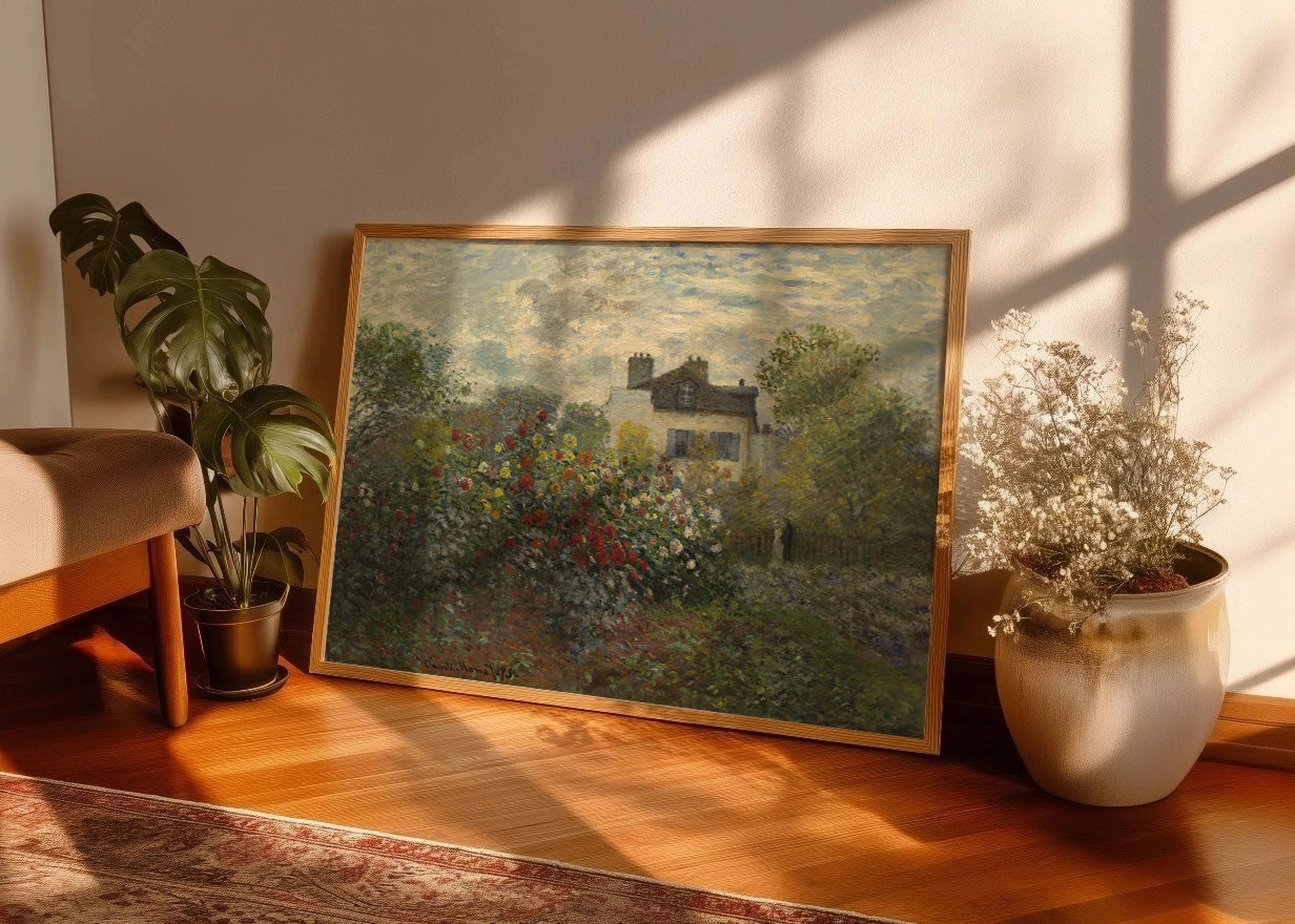 Cuadro El jardín de Monet en Argenteuil (Claude Monet)