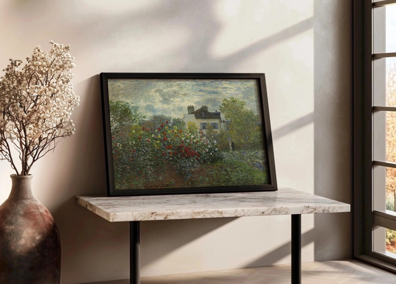 Cuadro El jardín de Monet en Argenteuil (Claude Monet)