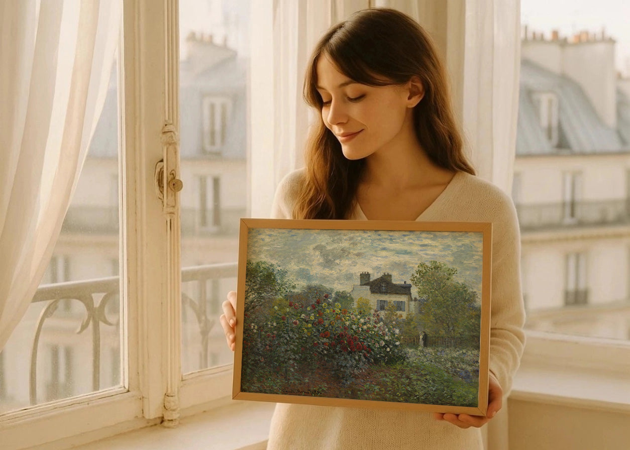 Cuadro El jardín de Monet en Argenteuil (Claude Monet)