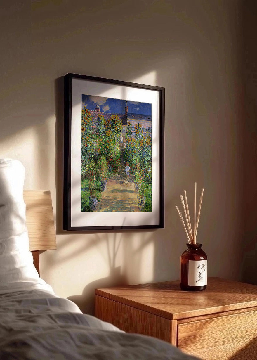 Cuadro El jardín de Monet en Vétheuil (Claude Monet)