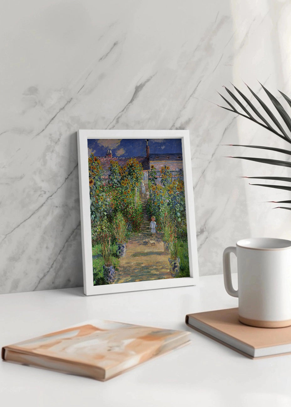 Cuadro El jardín de Monet en Vétheuil (Claude Monet)