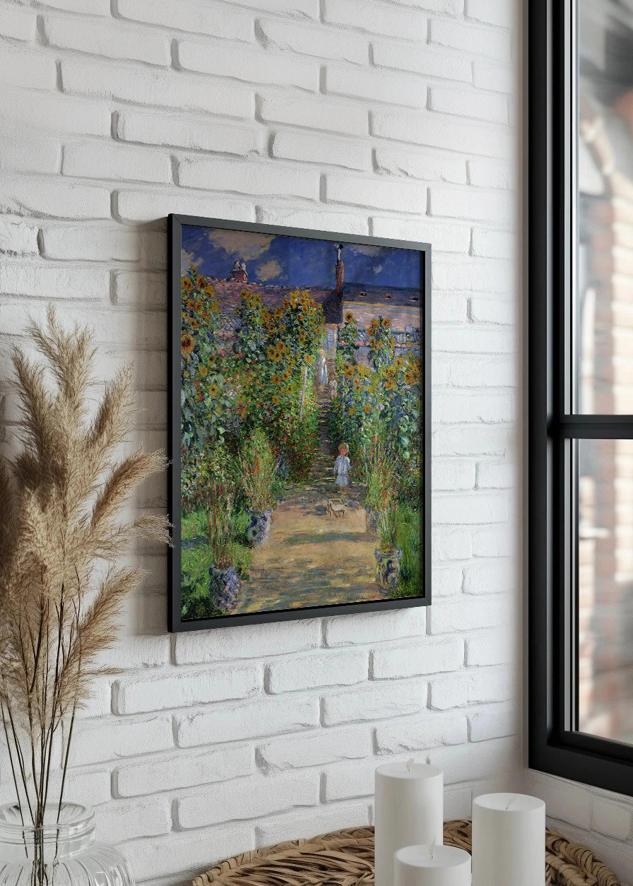 Cuadro El jardín de Monet en Vétheuil (Claude Monet)