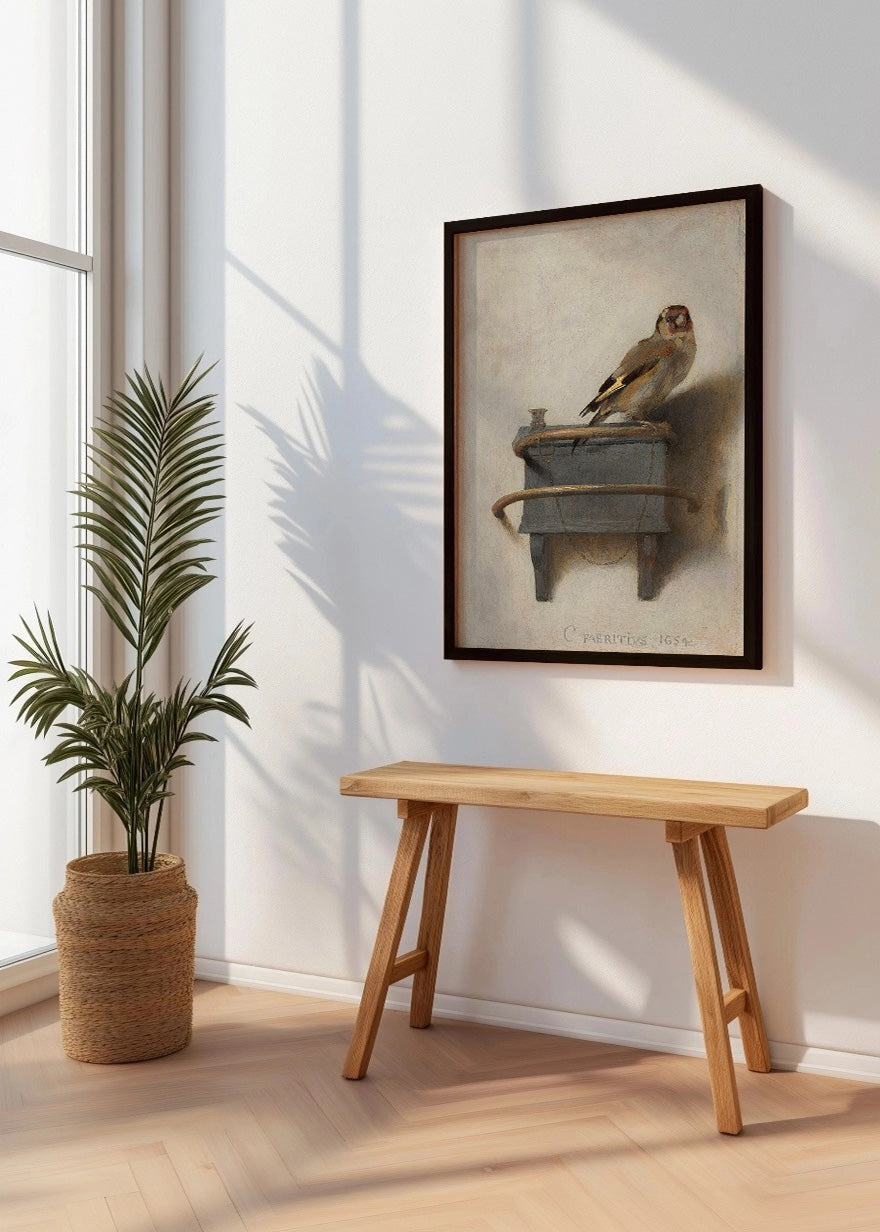 Cuadro El jilguero (Carel Fabritius)