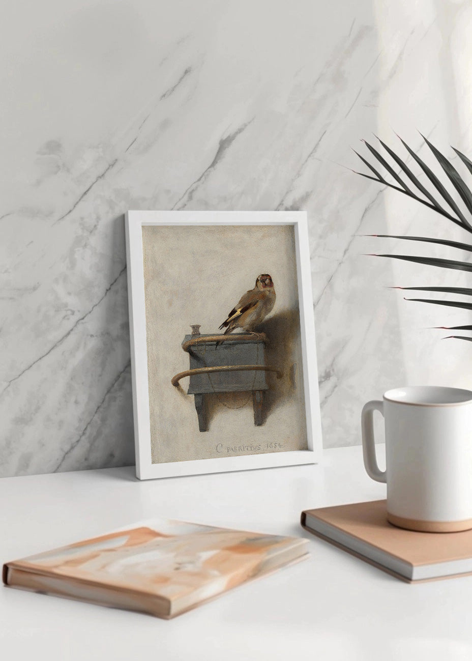 Cuadro El jilguero (Carel Fabritius)