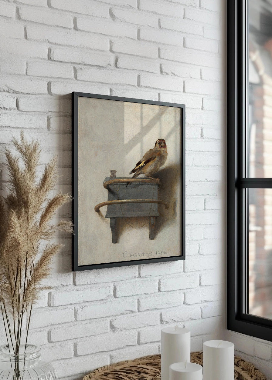 Cuadro El jilguero (Carel Fabritius)