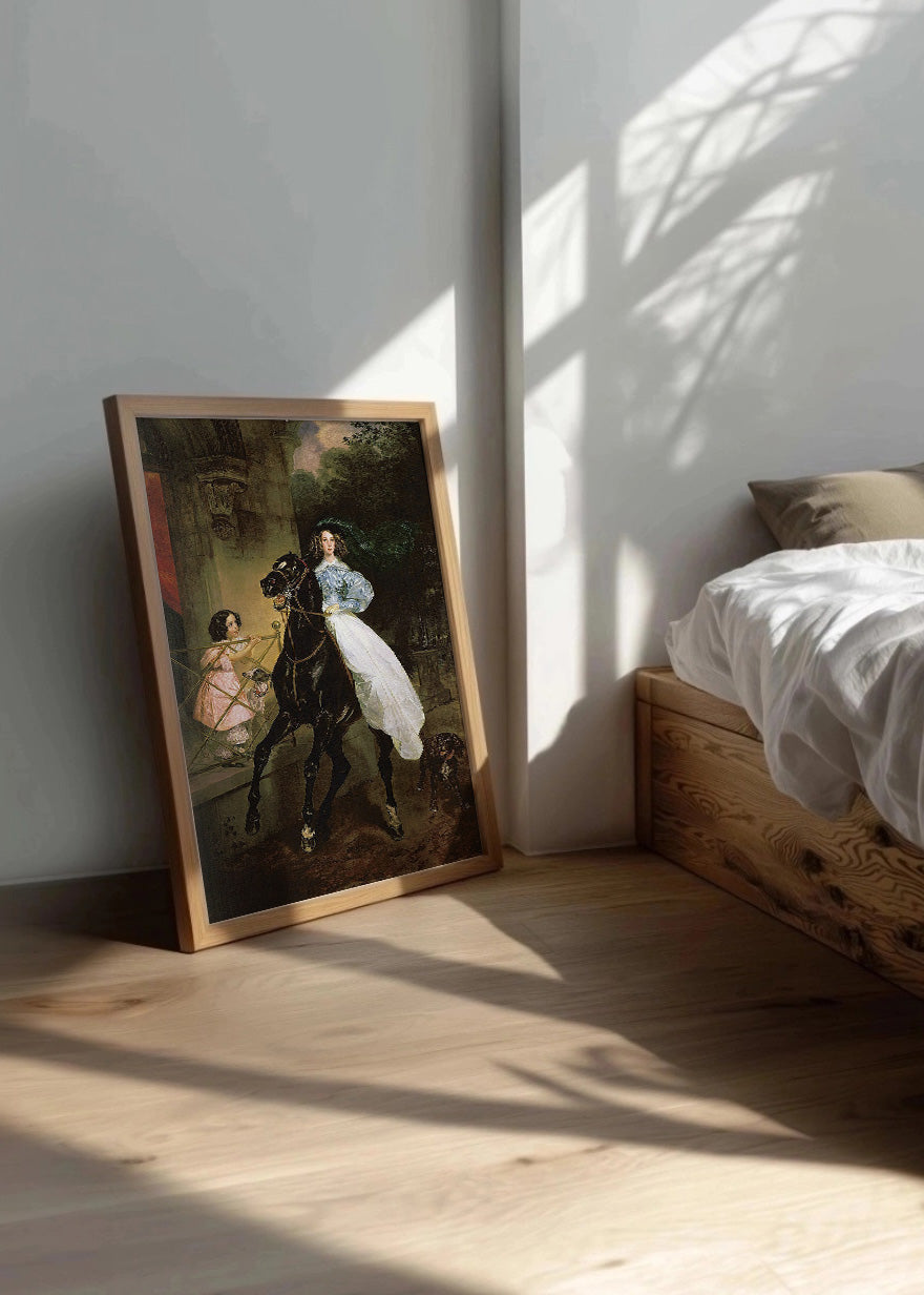 Cuadro El jinete (Karl Bryullov)