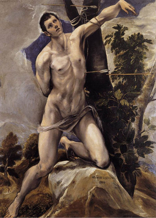 Cuadro El martirio de San Sebastián (El Greco)