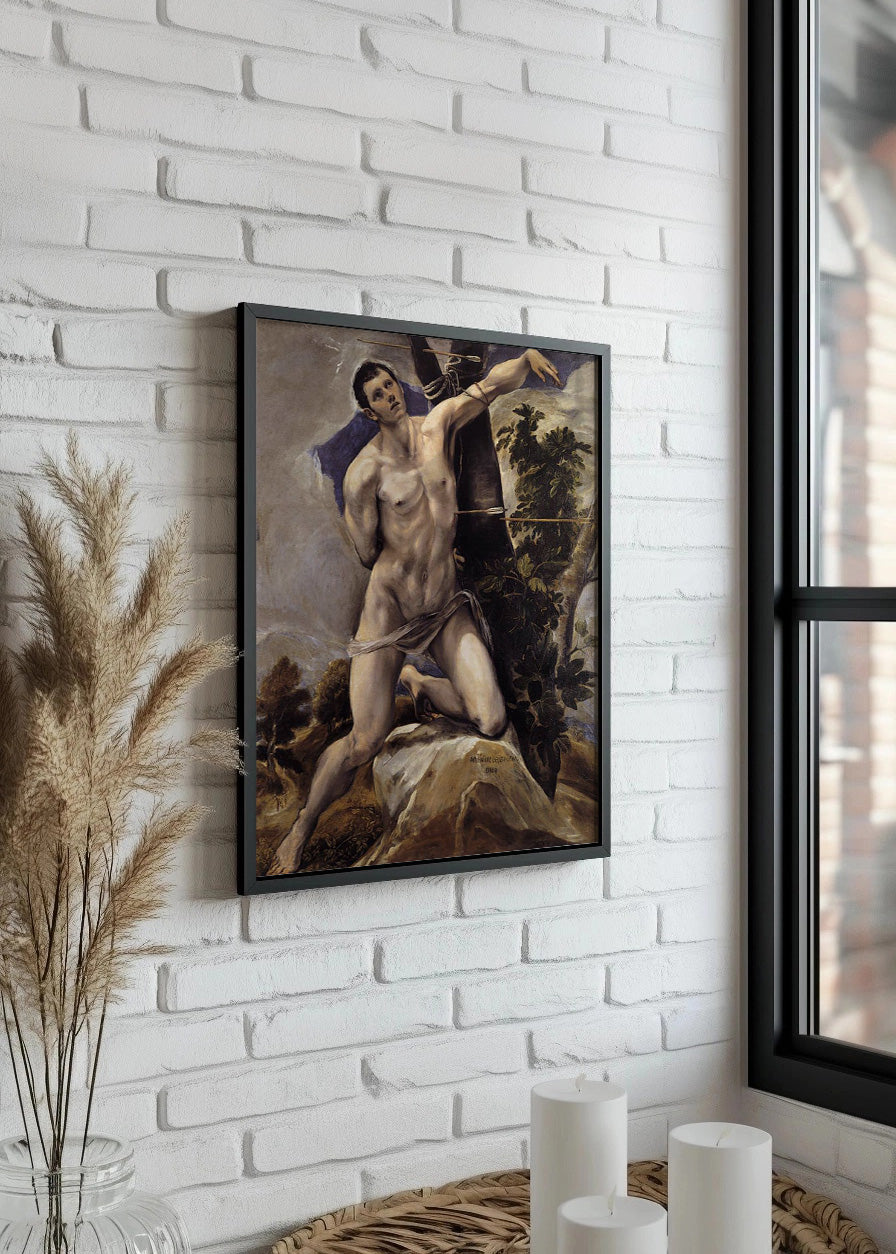 Cuadro El martirio de San Sebastián (El Greco)