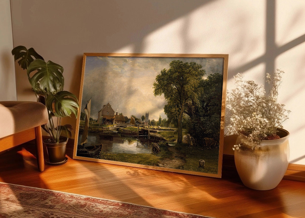 Cuadro El molino de Dedham (John Constable)