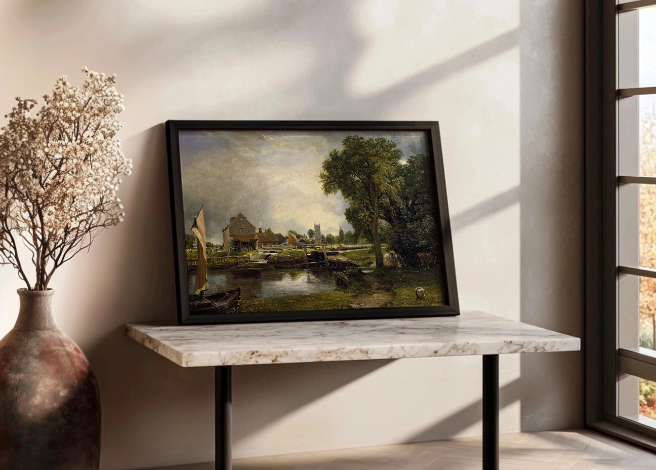 Cuadro El molino de Dedham (John Constable)