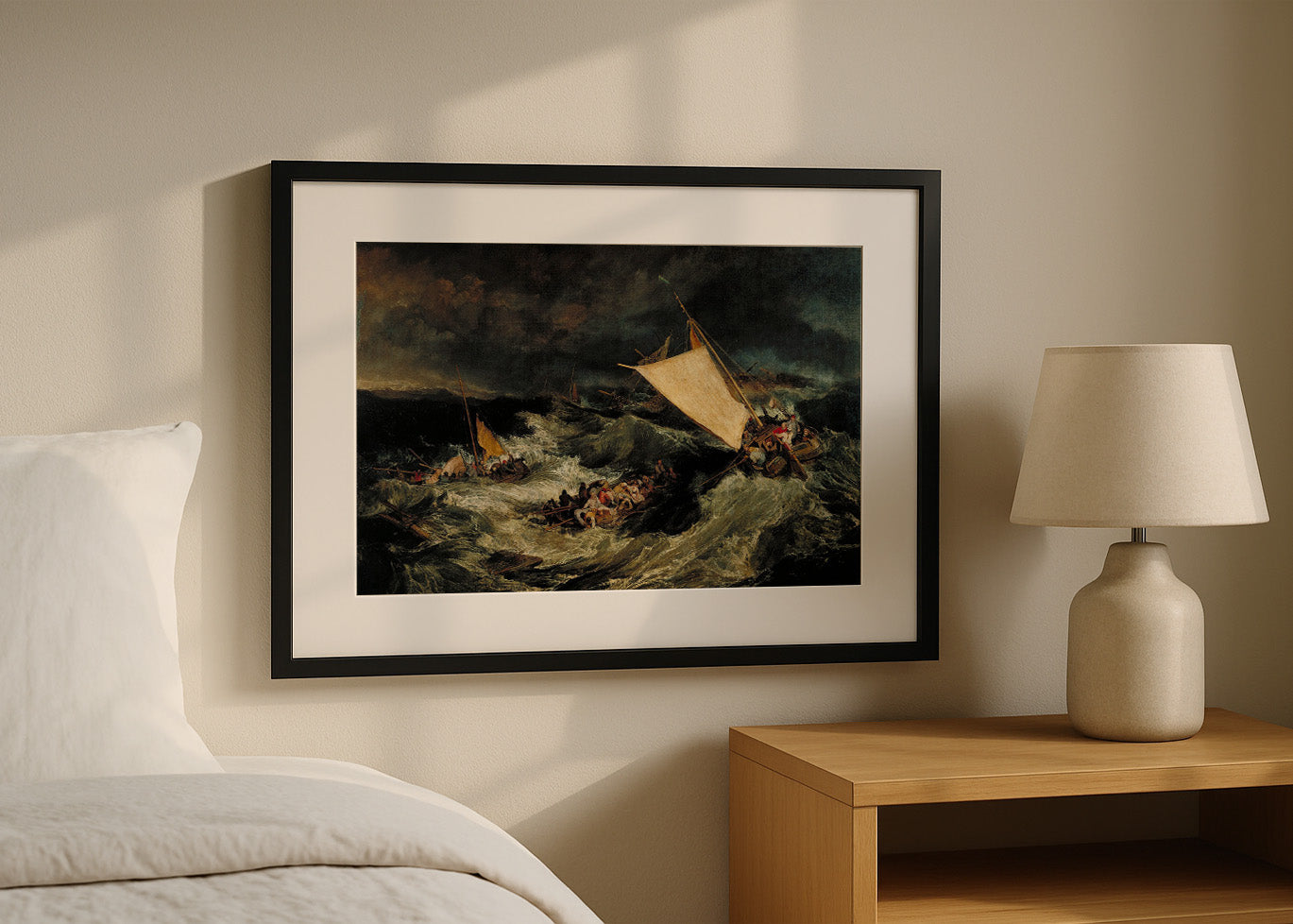 Cuadro El naufragio (Turner)