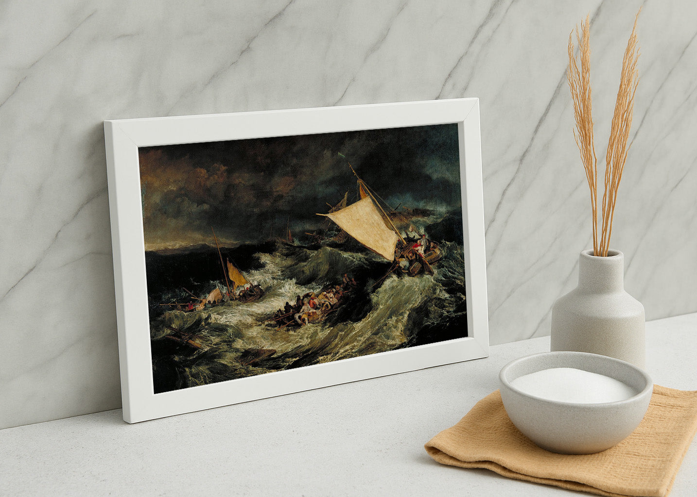 Cuadro El naufragio (Turner)