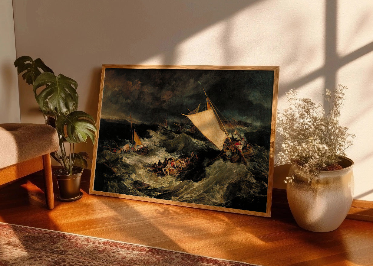 Cuadro El naufragio (Turner)