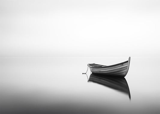 Cuadro El pescador solo