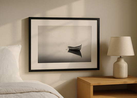 Cuadro El pescador solo