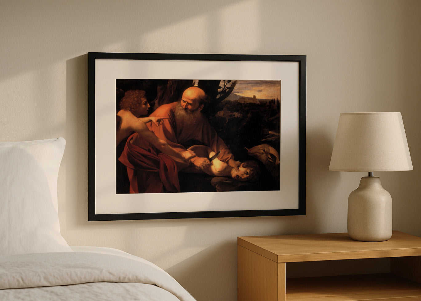 Cuadro El sacrificio de Isaac (Caravaggio)
