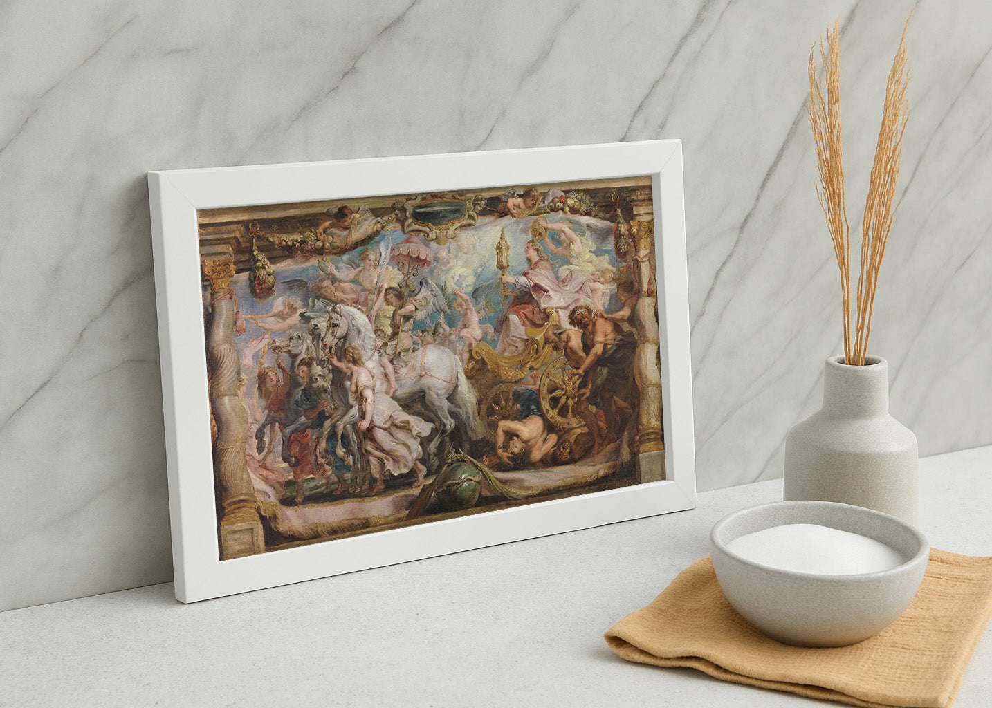 Cuadro El triunfo de la Iglesia (Rubens)