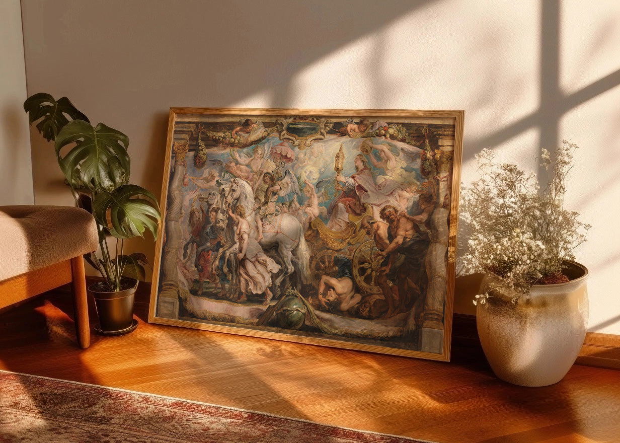 Cuadro El triunfo de la Iglesia (Rubens)