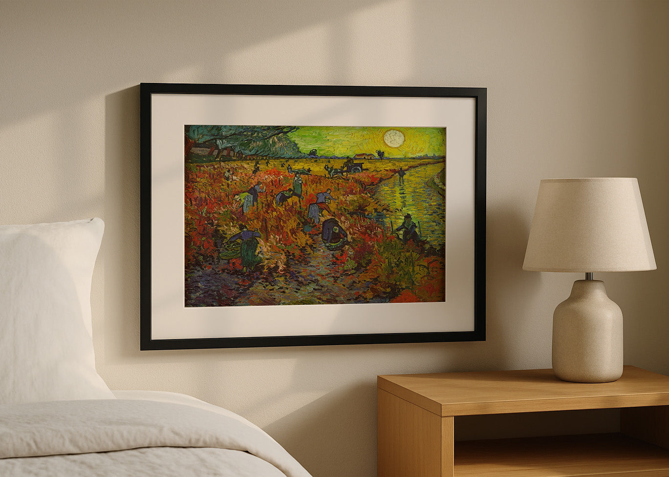 Cuadro El viñedo rojo (Van Gogh)