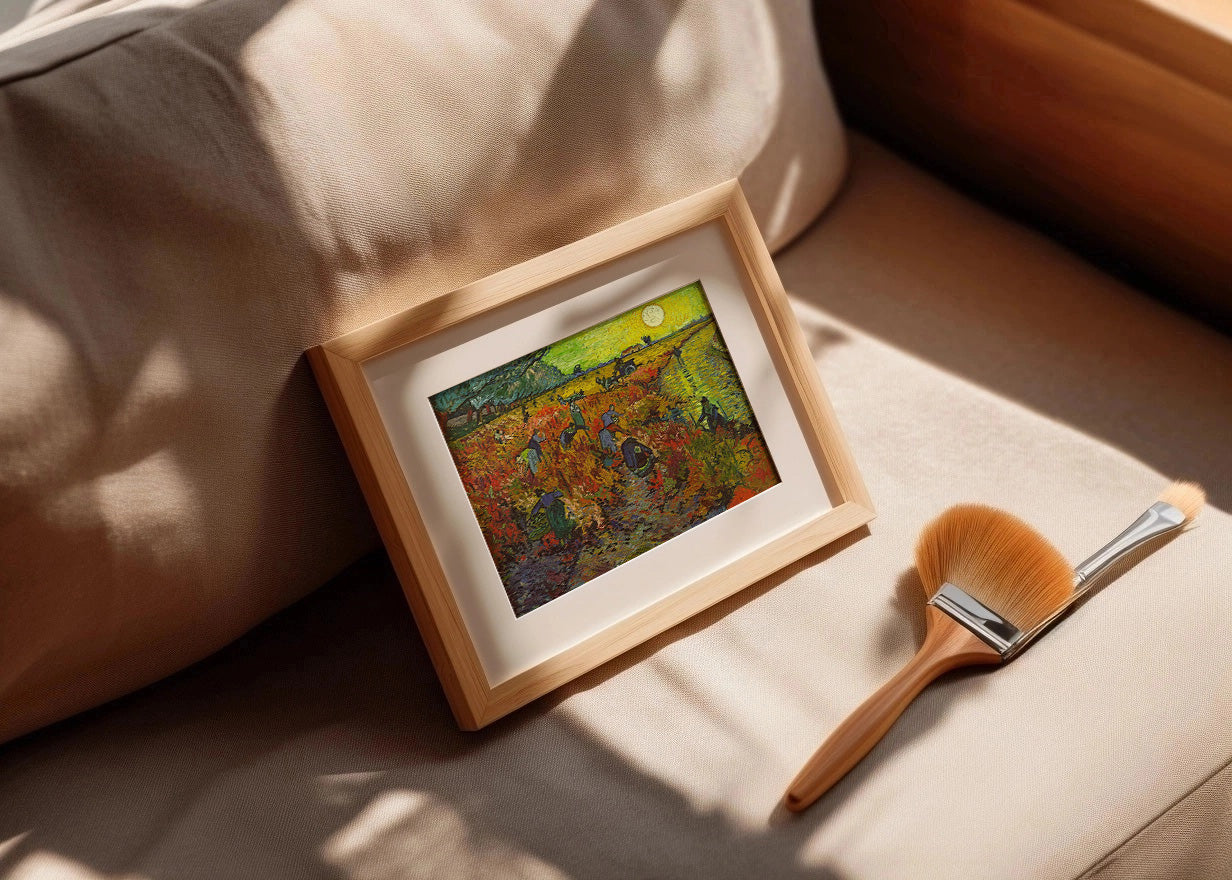 Cuadro El viñedo rojo (Van Gogh)