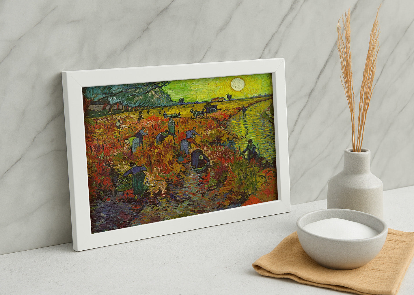 Cuadro El viñedo rojo (Van Gogh)