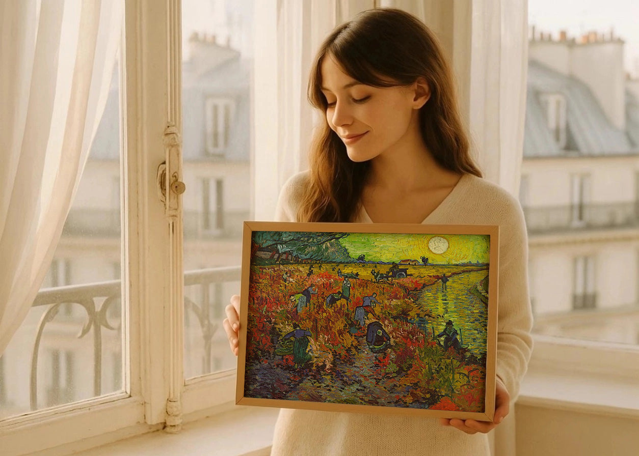 Cuadro El viñedo rojo (Van Gogh)
