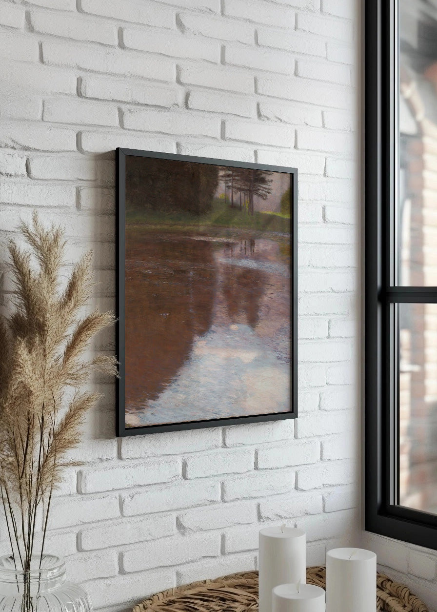 Cuadro Estanque tranquilo (Gustav Klimt)