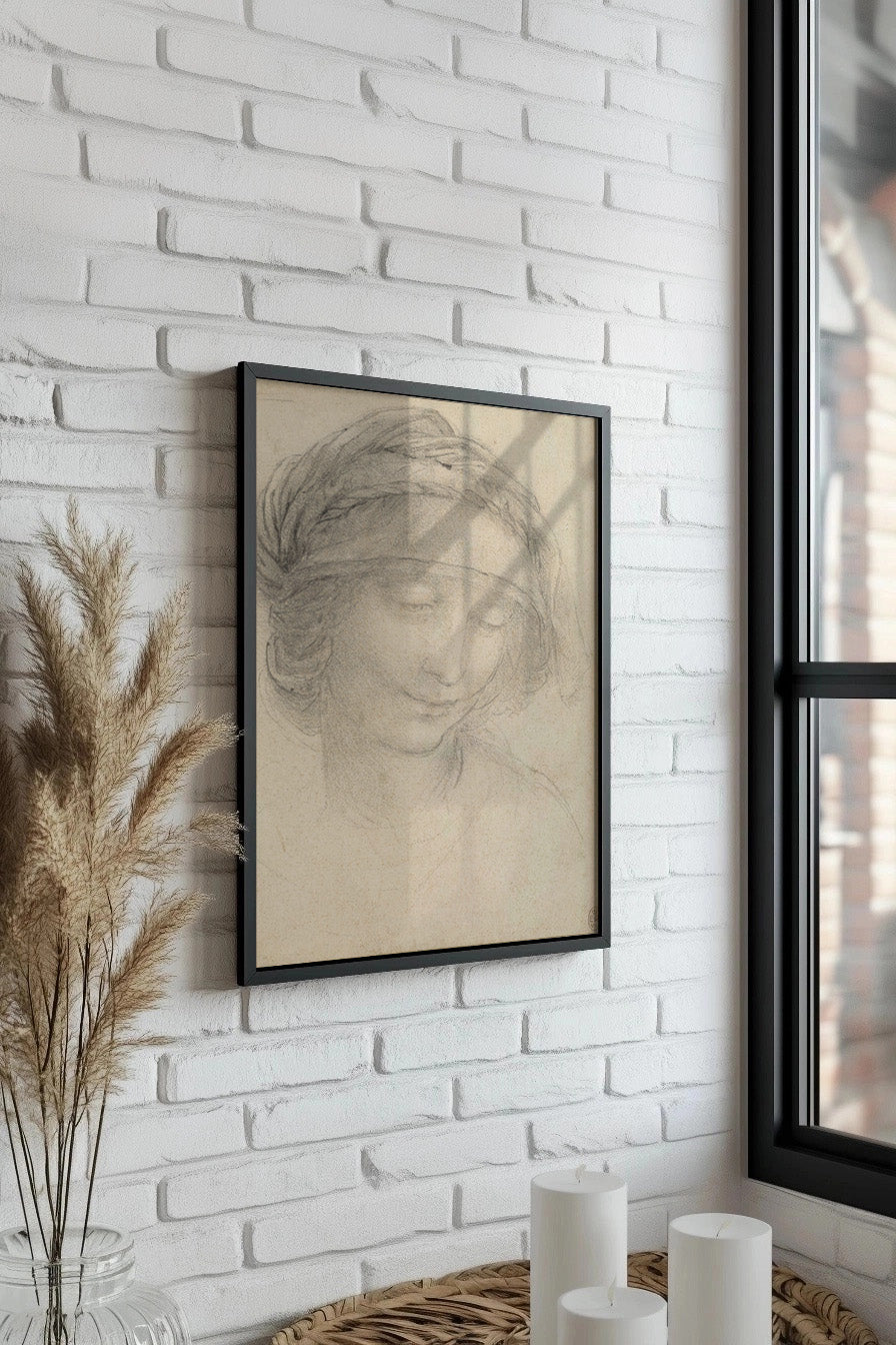 Cuadro Estudio para Santa Ana, la Virgen y el Niño (Leonardo Da Vinci)