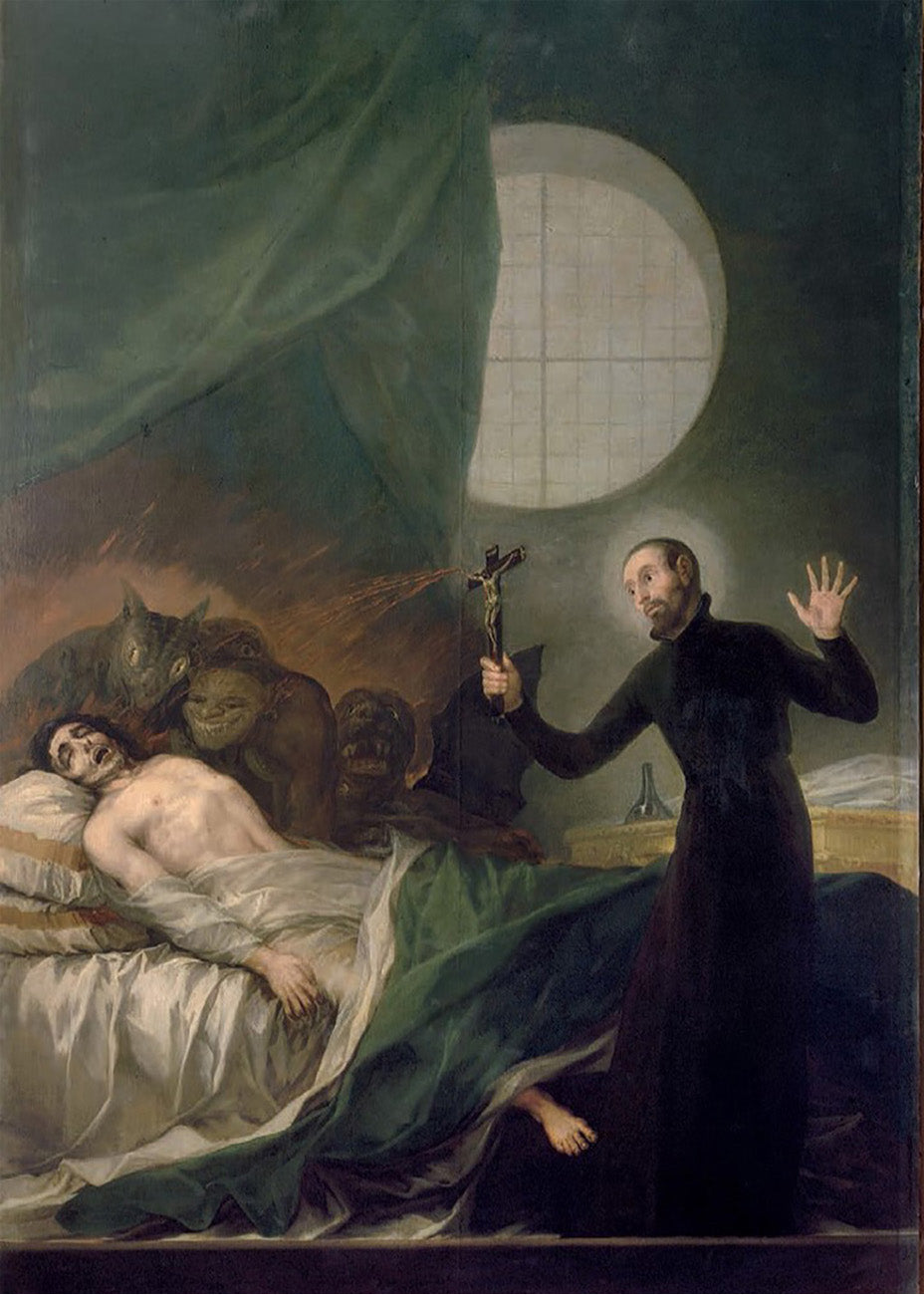 Cuadro Exorcismo en la Iglesia católica (Francisco de Goya)