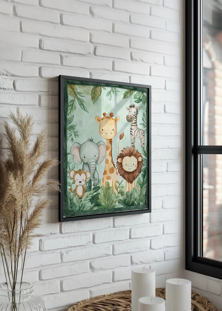 Cuadro Familia del bosque