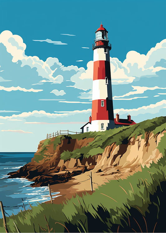 Cuadro Faro fantasía