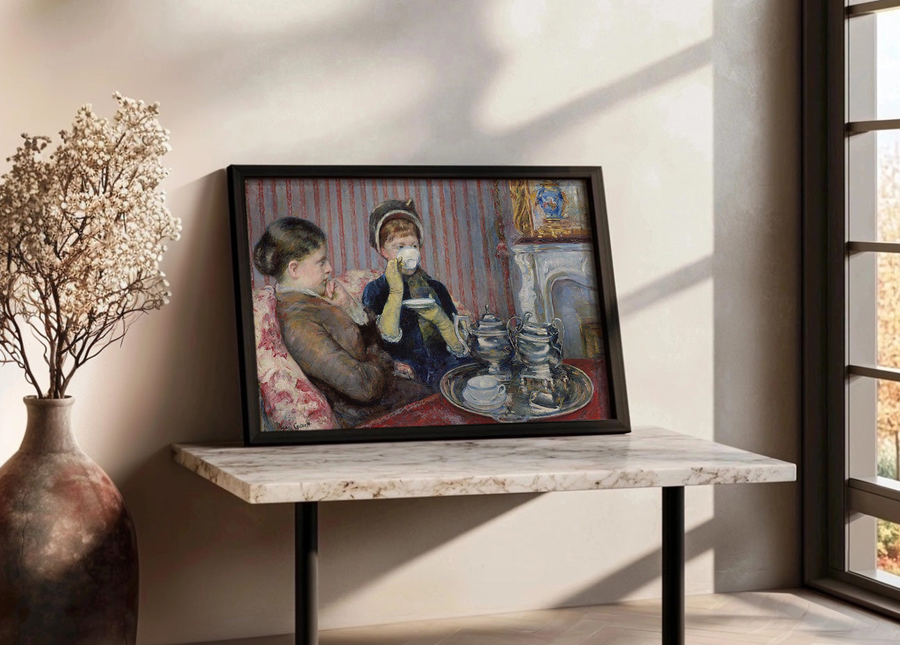 Cuadro Five o clock tea (Mary Cassatt)