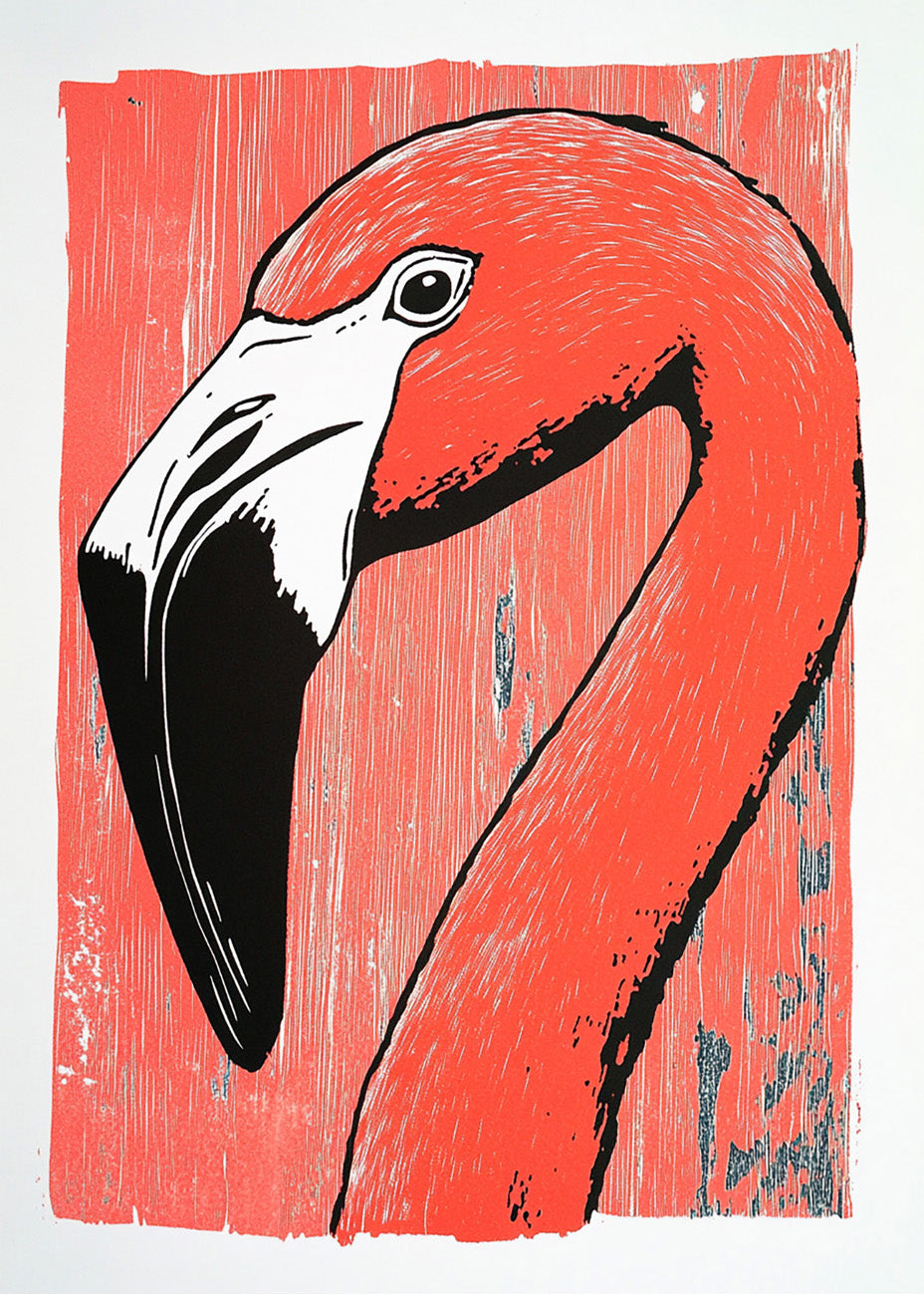 Cuadro ​Flamencio rosado