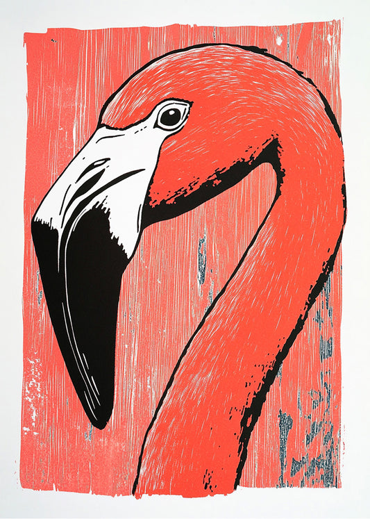 Cuadro Flamencio rosado