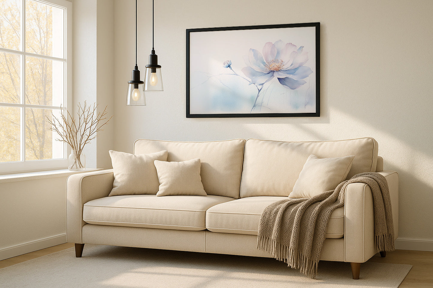 Cuadro de Flor de tela - Fine Artic