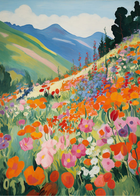 Cuadro Flower hills
