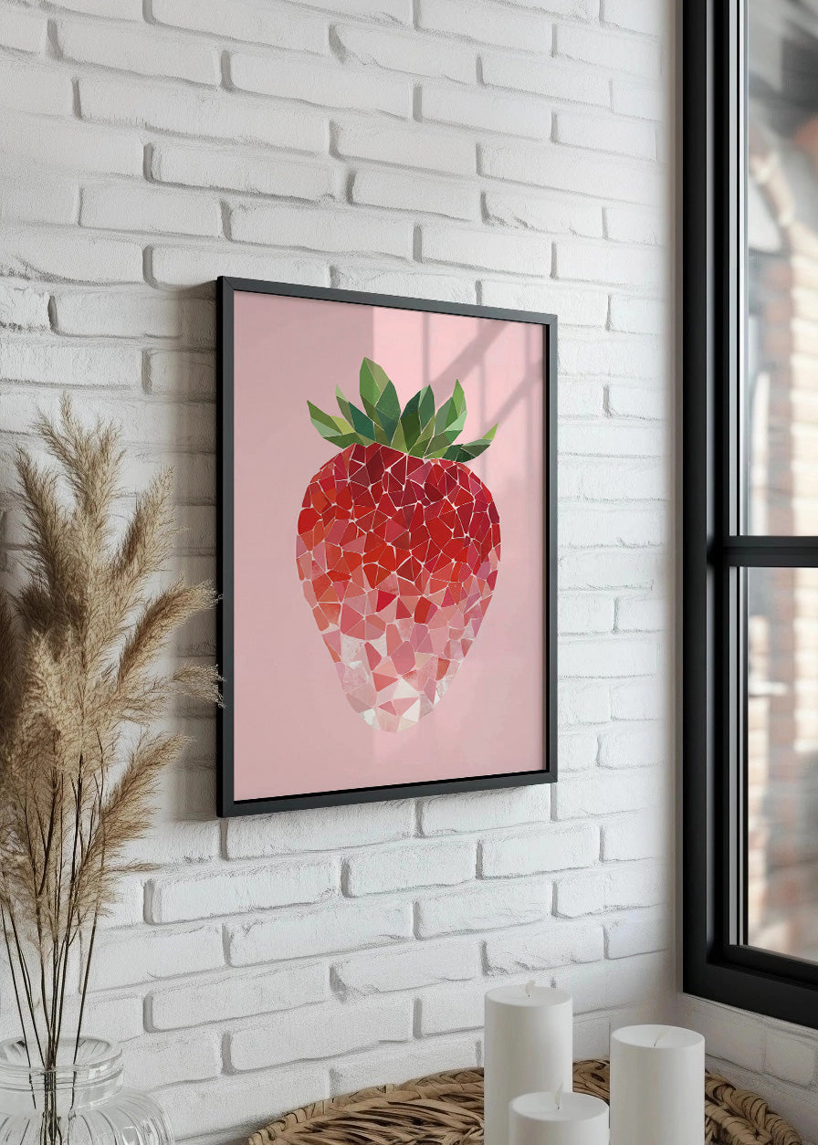 Cuadro Fresa en polígonos