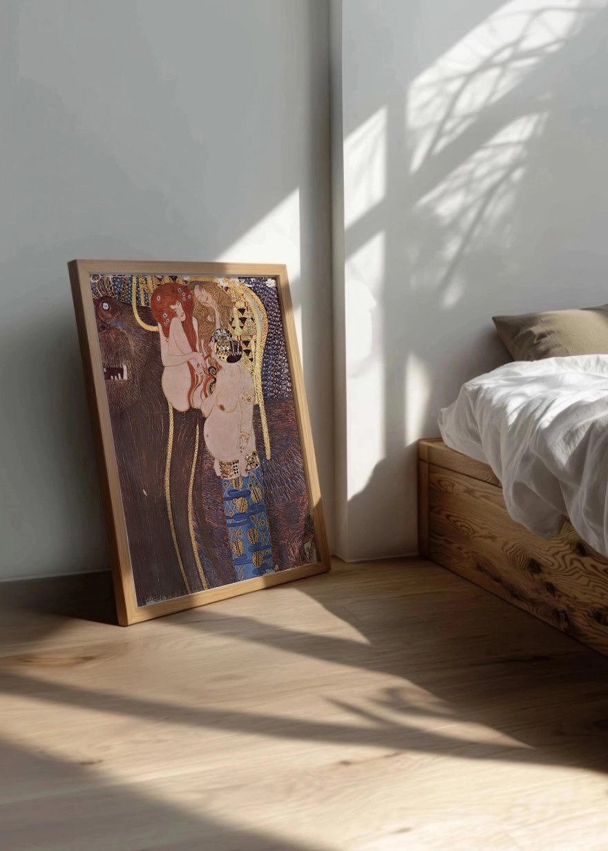 Cuadro Friso de Beethoven - fragmento (Gustav Klimt)