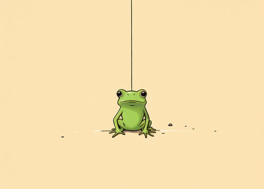 Cuadro Frog puppet