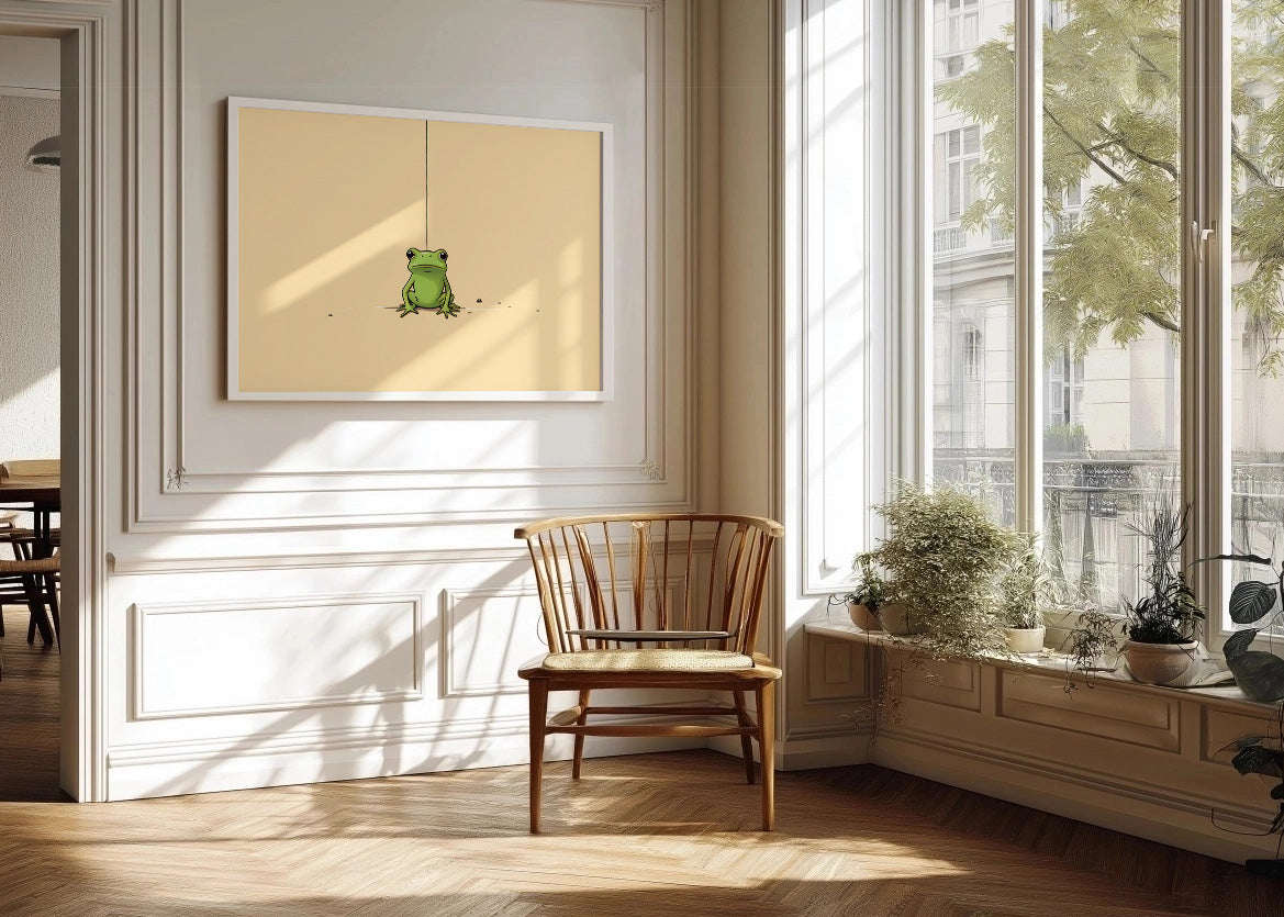 Cuadro Frog puppet