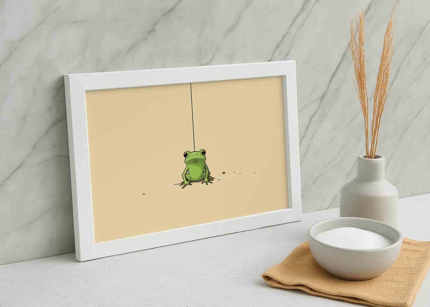 Cuadro Frog puppet