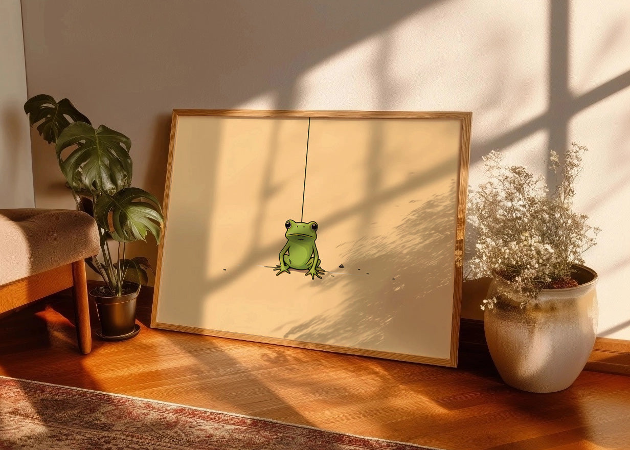 Cuadro Frog puppet
